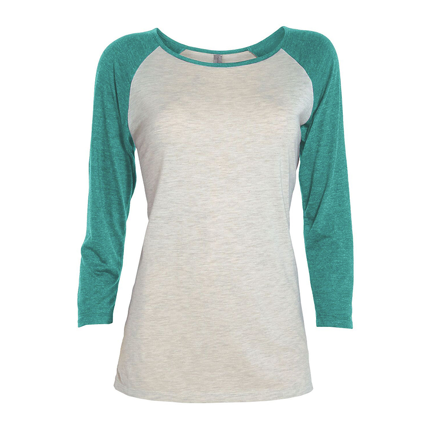 J25:OATMEAL HEATHER/JADE HEATHER