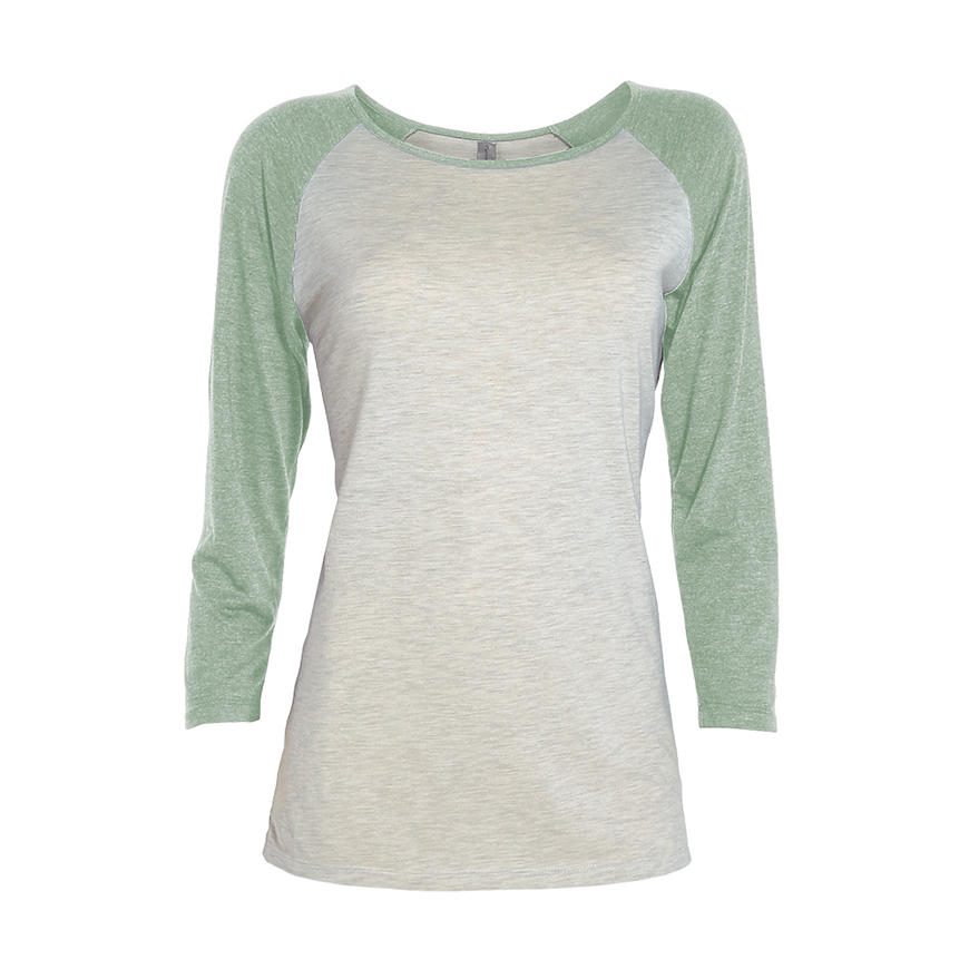 JE4:OATMEAL HEATHER/SEA GREEN HEAT