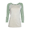 JE4:OATMEAL HEATHER/SEA GREEN HEAT