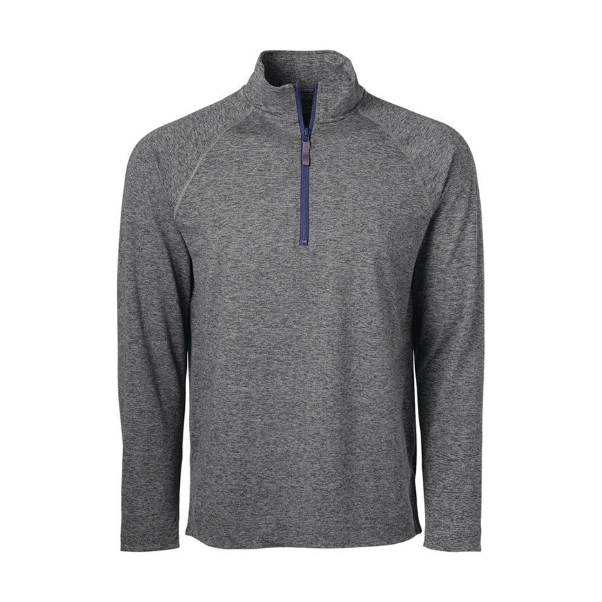 J90:GREY HEATHER/NAVY