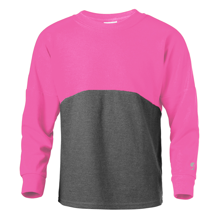 91E:NEON PINK/GREY HEATHER