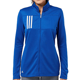 Adidas - Women's 3-Stripes Double Knit Full-Zip - A483: AD-A483