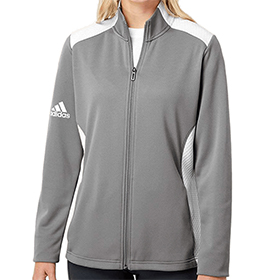 Adidas - Women's Textured Mixed Media Full-Zip Jacket - A529: AD-A529