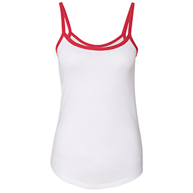 Alternative - Women’s Vintage Jersey Ringer Cami Tank - 5094: AL-5094