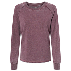 Alternative - Women’s Lazy Day Mineral Wash French Terry Sweatshirt - 8626: AL-8626