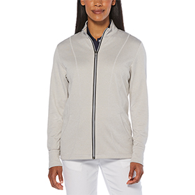 Callaway Ladies' Full Zip Waffle Fleece Jacket: CA-CGW510