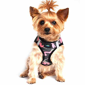 American River Choke Free Dog Harness Camouflage Collection  Pink Camo: DD-60945