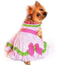 Watermelon Dog Harness Dress by Doggie Design: DD-60950