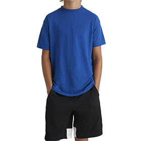 Delta Dri 30/1%u2019s Youth 100% Poly Performance Tee: DE-11009