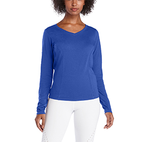 Delta Dri 30/1's Ladies Performance Long Sleeve Tee: DE-56535L