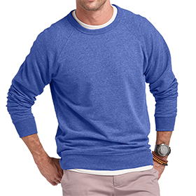 Delta Fleece Adult French Terry Crew: DE-97100