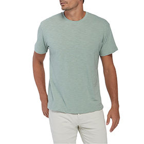 Delta Platinum Adult Slub Short Sleeve Crew Neck Tee: DE-P601S