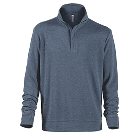 Delta Platinum Adult Interlock Jersey 1/4 Zip Pullover: DE-P916J