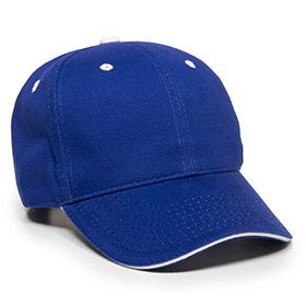 Outdoor Cap Brushed Twill Sandwich Visor Cap: OU-GL845