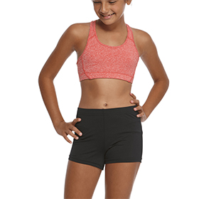 Soffe Girls' Team Shorty Shorts