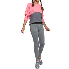 Soffe Dri Girls Team Heather Legging: SO-1169G