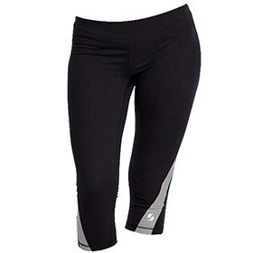 Soffe Dri Womens Color Block Capri: SO-1186V