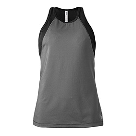 Soffe Womens High Neck Track Tank: SO-1504V