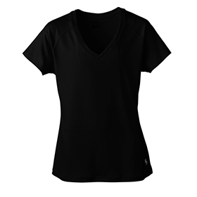 Soffe Womens Performance Vee Neck Tee: SO-1505V