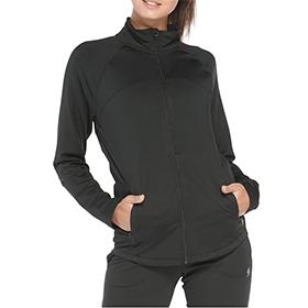 Soffe Womens Team Mock Neck Full Zip Jacket: SO-1586V