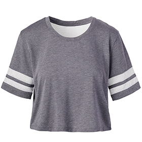 Soffe Womens Squad Mesh Crop: SO-1789V