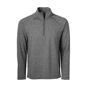 Soffe Men's Melange Quarter Zip: SO-2995M