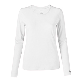 Soffe Womens Long Sleeve Crew Tee: SO-6562V