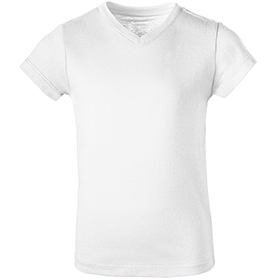 Soffe Girls Core V-Neck Tee: SO-6567G