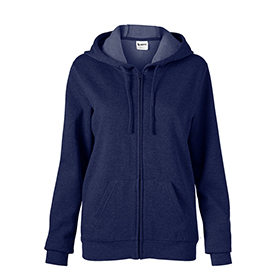 Soffe Womens Core Fleece Full Zip Hoodie: SO-7336V