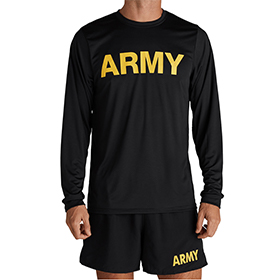 Soffe Adult Army Long Sleeve Tee: SO-8856A