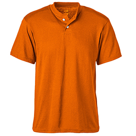 Soffe Adult 2-Button 50/50 Henley: SO-M206