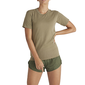 Soffe Adult USA 50/50 Military Tee: SO-M280