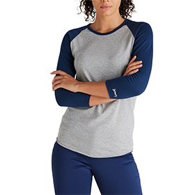 Soffe Intensity Womens Fastpitched Heathered Tee: SO-N210W