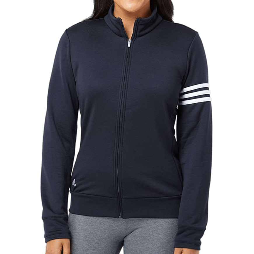 Adidas - Women's 3-Stripes French Terry Full-Zip Jacket - A191: AD-A191