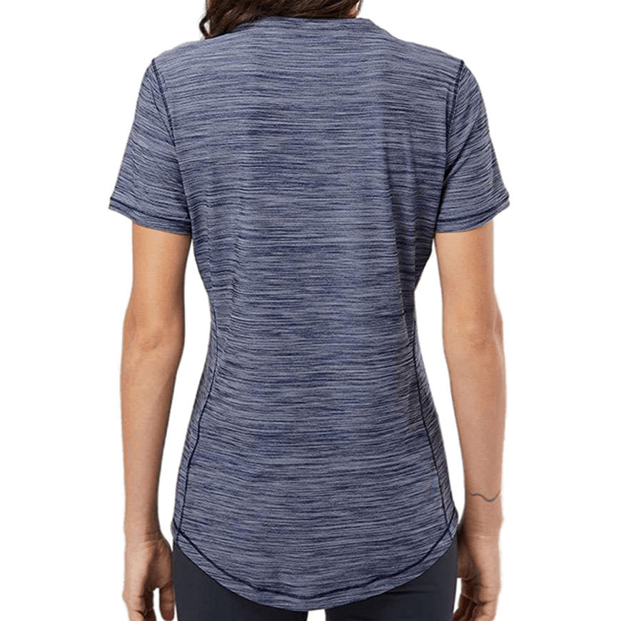 Adidas - Women's Mèlange Tech V-Neck T-Shirt - A373: AD-A373V3