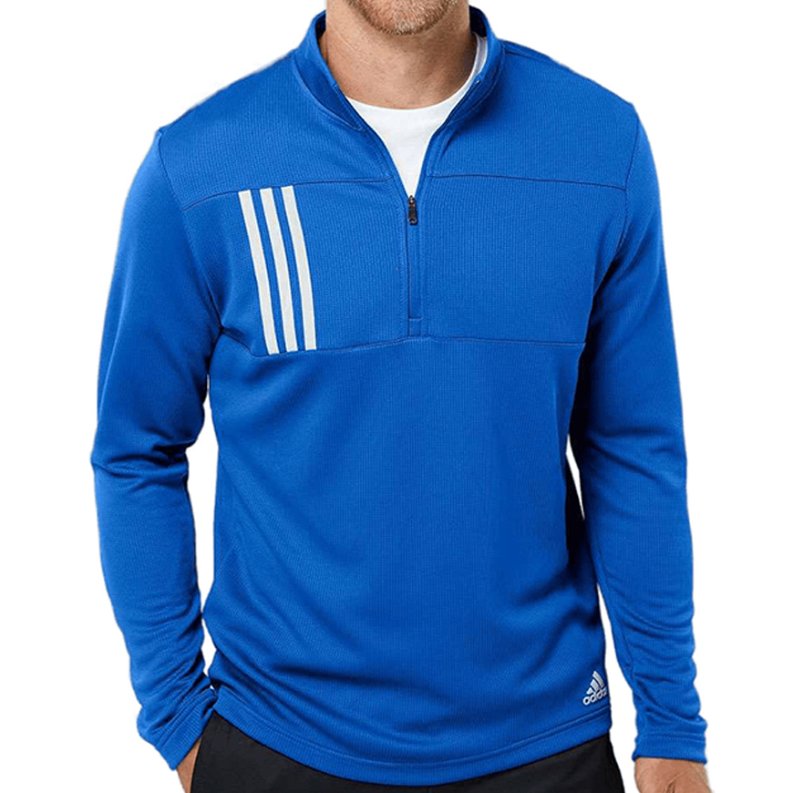 Buy Adidas - 3-Stripes Double Knit Quarter-Zip Pullover - A482- Uniform ...