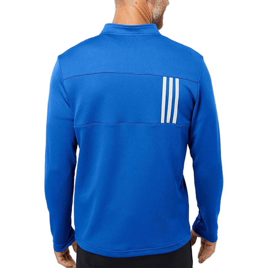 Adidas - 3-Stripes Double Knit Quarter-Zip Pullover - A482: AD-A482V3