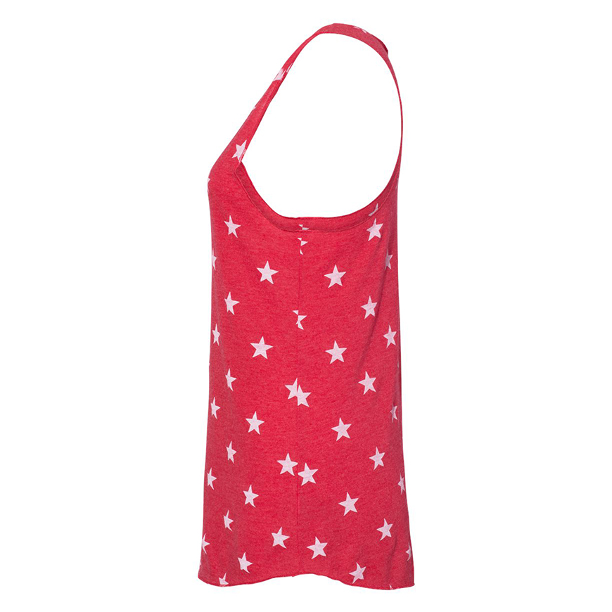 Alternative - Women's Printed Meegs Eco-Jersey Racerback Tank - 1927ea: AL-1927eaV1