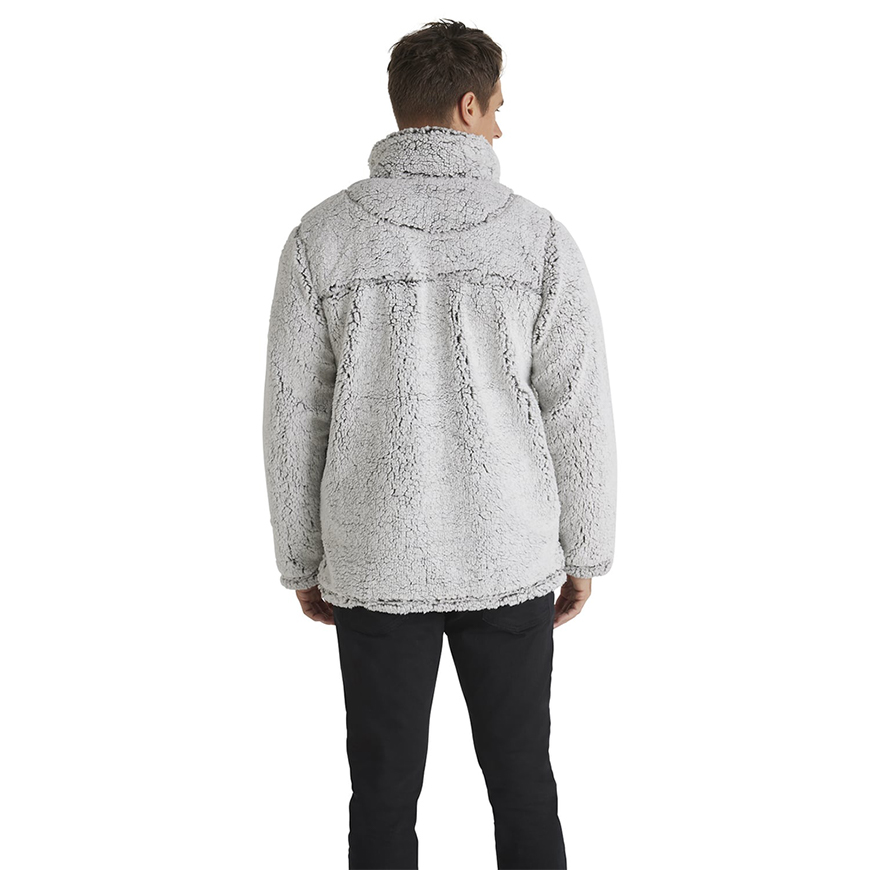 Burnside 1/4 Zip Sherpa Pullover Jacket: BU-3050V3