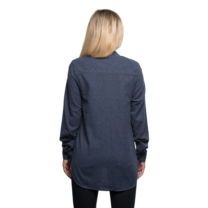 Burnside Ladies' Solid Flannel Shirt: BU-5200V3