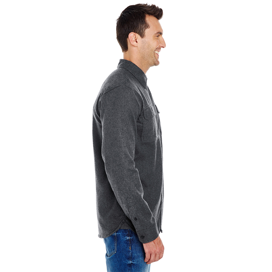 Burnside Men's Solid Flannel Shirt: BU-8200V1