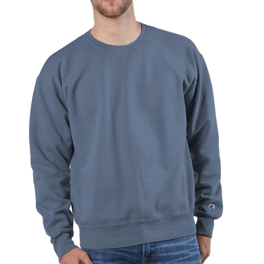 Shop Champion - Garment-Dyed Crewneck Sweatshirt - CD400