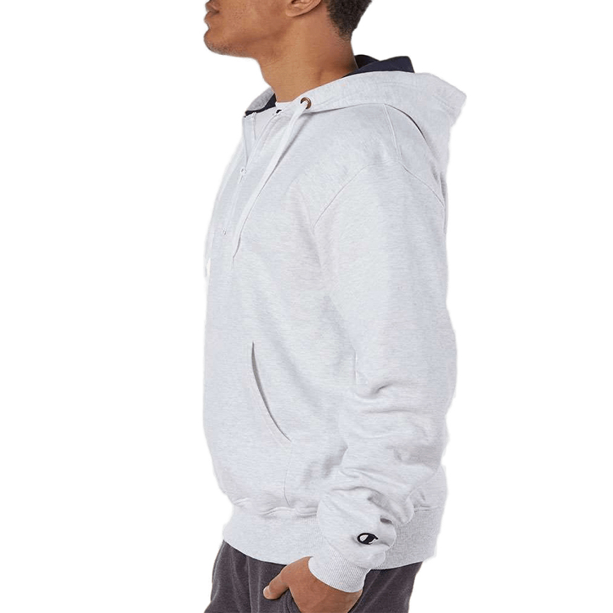 Champion - Cotton Max Hooded Quarter-Zip Sweatshirt - S185: CH-S185V1