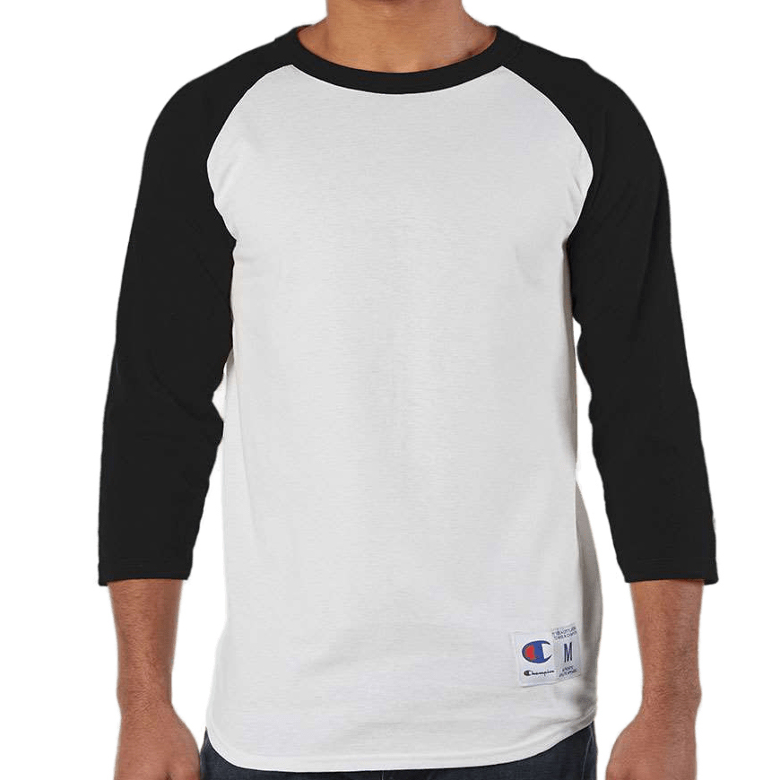 Champion - Three-Quarter Raglan Sleeve Baseball T-Shirt - T137: CH-T137