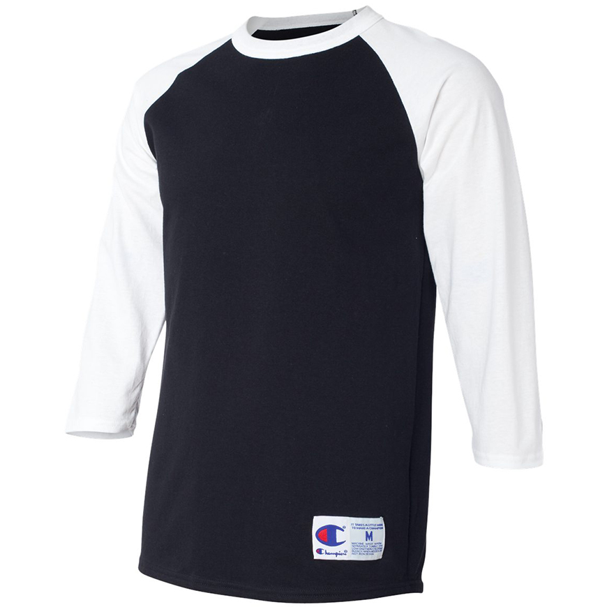Champion - Three-Quarter Raglan Sleeve Baseball T-Shirt - T137: CH-T137V1