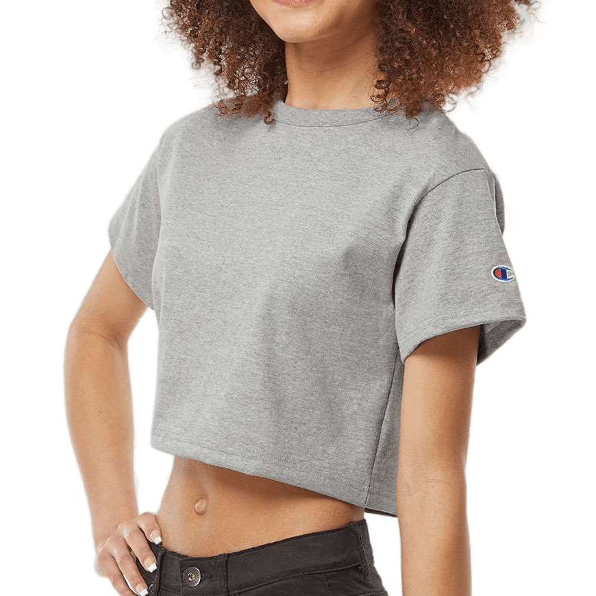 Champion - Women's Heritage Jersey Crop T-Shirt - T453W: CH-T453WV1