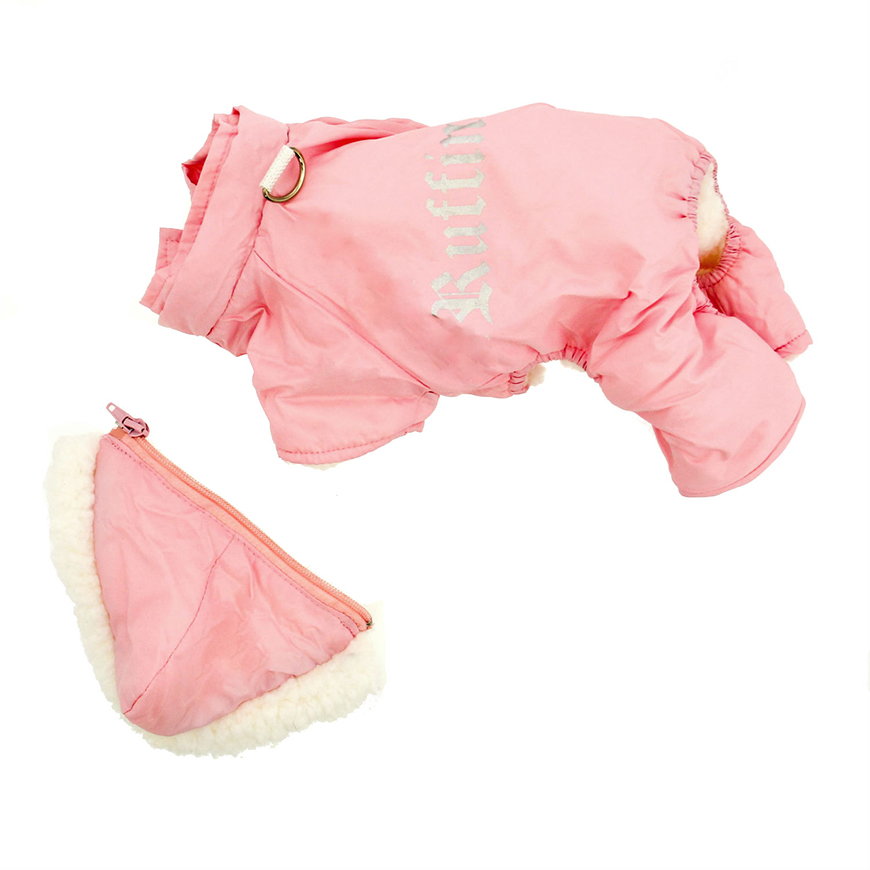 Ruffin It Dog Snowsuit Harness  Pink : DD-2100V3