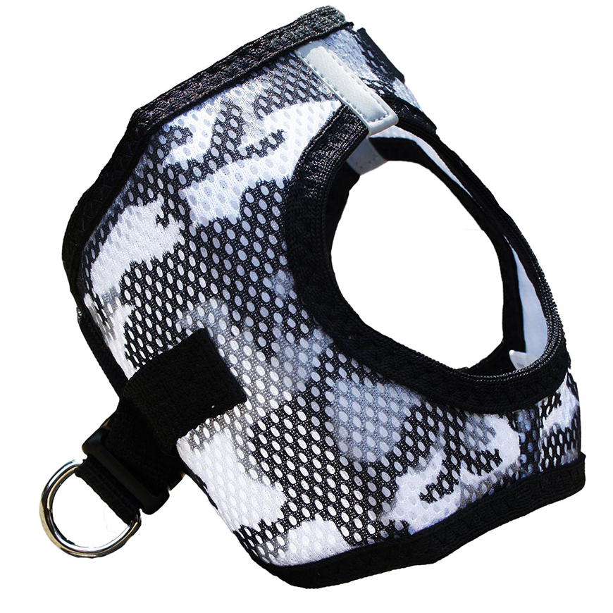 American River Choke Free Dog Harness Camouflage Collection  Gray Camo: DD-60943V3