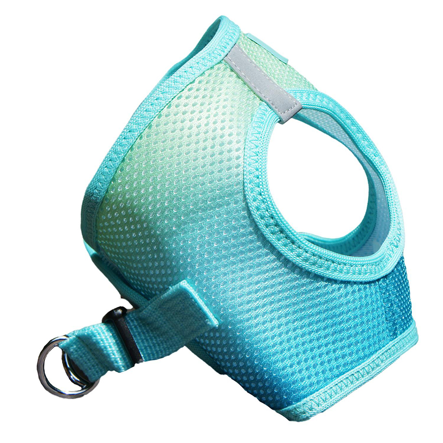 American River Choke Free Dog Harness Ombre Collection  Aruba Blue: DD-60953V3