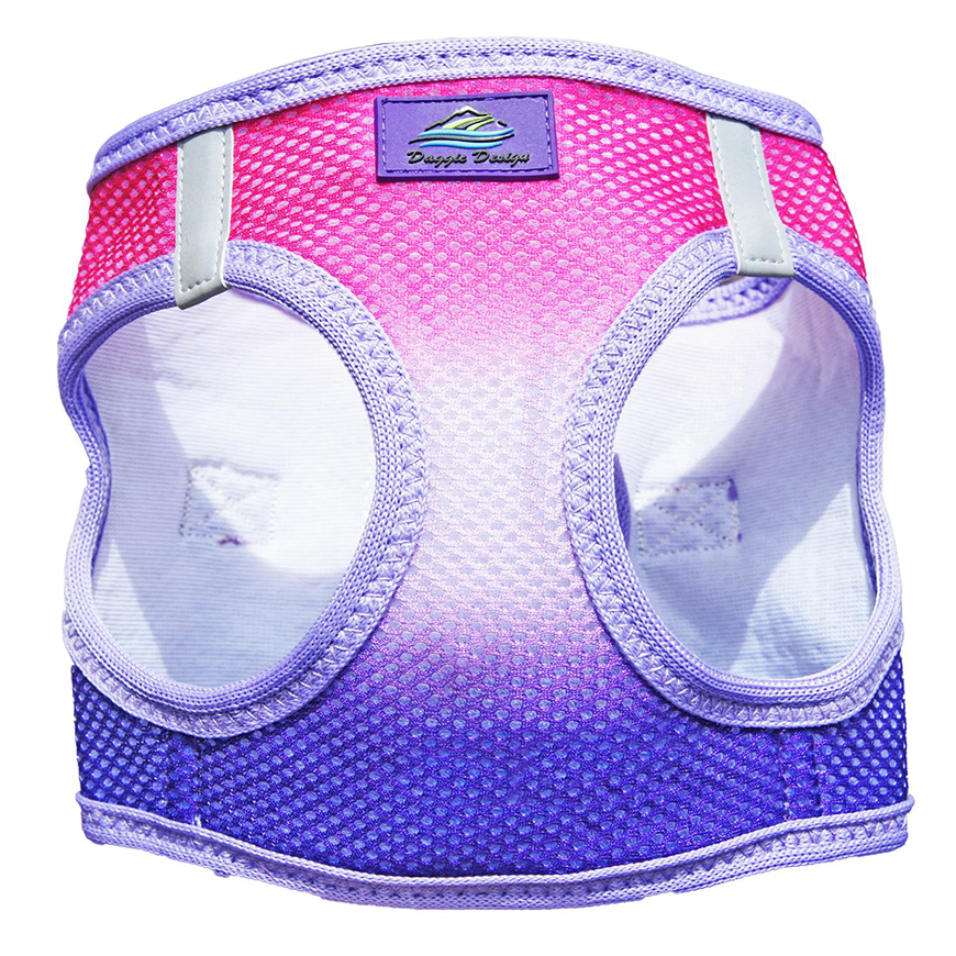 American River Choke Free Dog Harness Ombre Collection  Raspberry Sundae: DD-60957V1